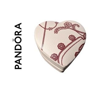 Pandora Heart Shaped Leather Jewelry Box